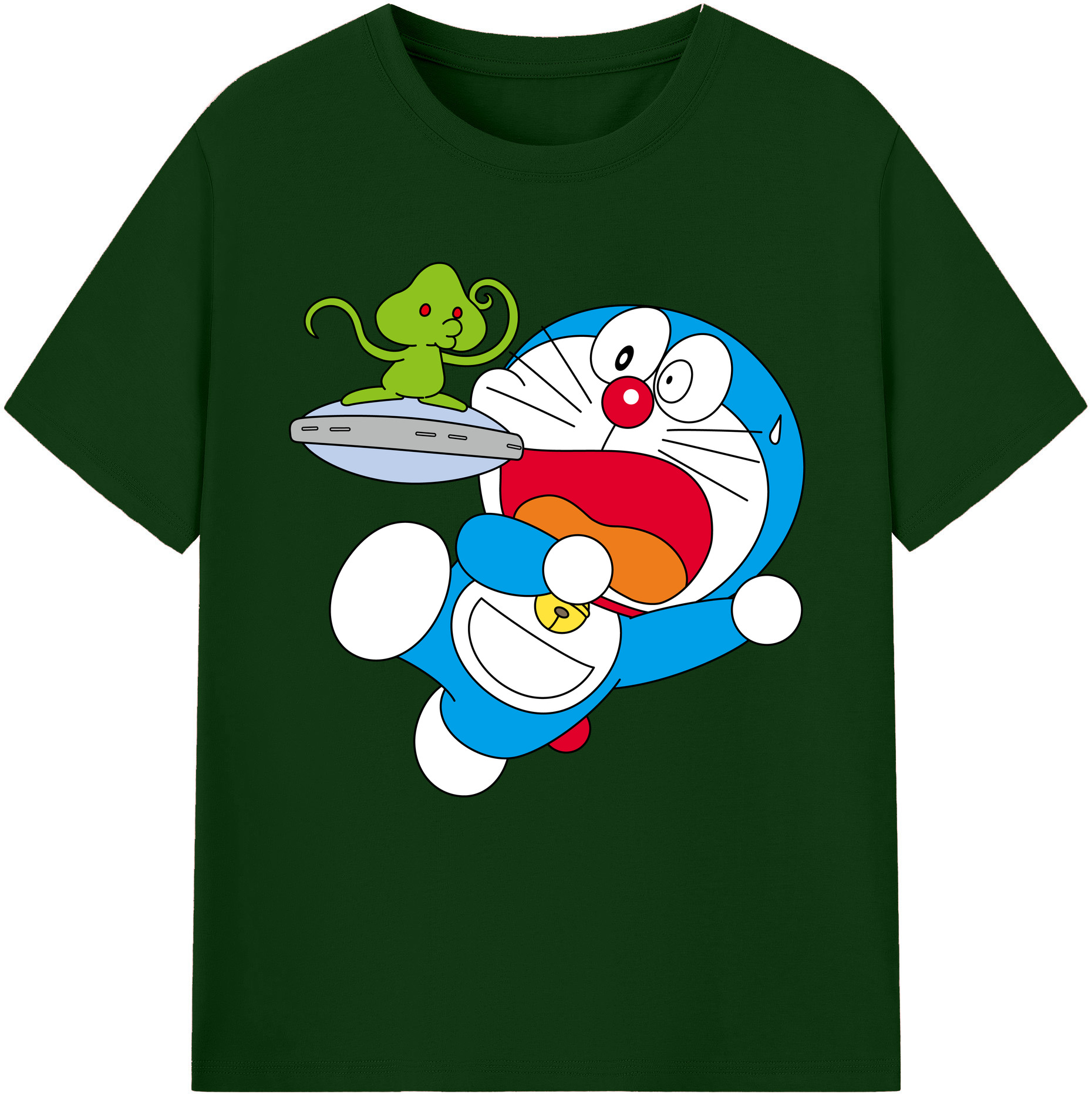 （画像用） ドラえもん Doraemon 綿100％半袖Tシャツ（フロントプリント）